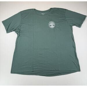 New Russell’s Reserve Bourbon T Shirt Green Logo Tee 2XL Sustainable Blend